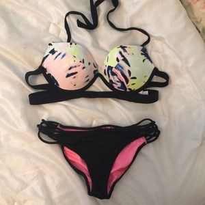 Victoria Secret and Pink swim top and bottoms
